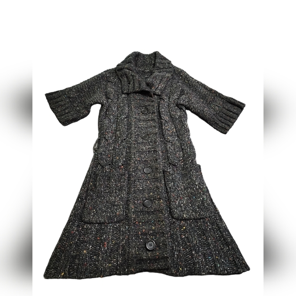 Express Sweaters - Express Short Sleeve Cardigan, Size S